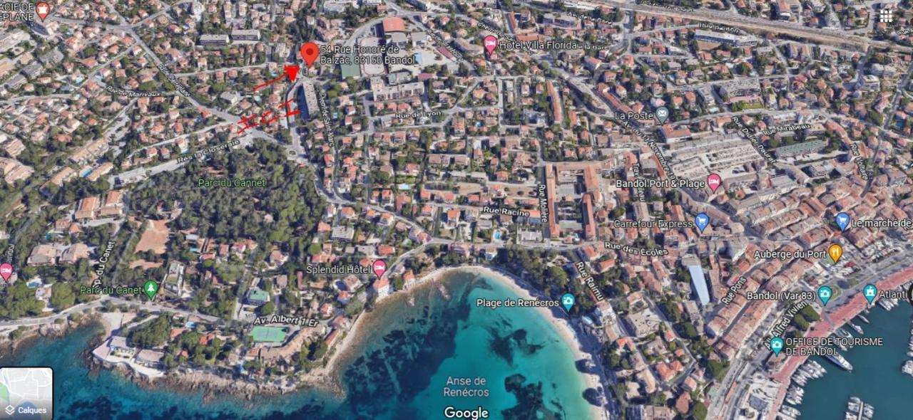 T2 30 M2 Avec Jardin Proche Des Plages Bandol Dış mekan fotoğraf